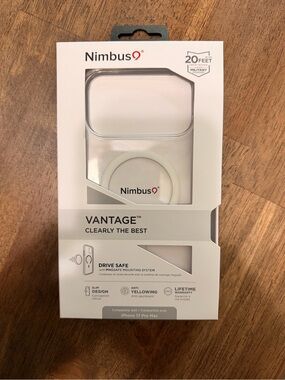 Vantage Clear Magnetic Phone Case - White